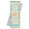 Teal Ribbons & Labels Yoga Mat Towel with Yoga Mat