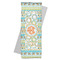 Teal Ribbons & Labels Yoga Mat Towel (Personalized)