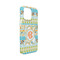 Teal Ribbons & Labels iPhone 13 Mini Case - Angle