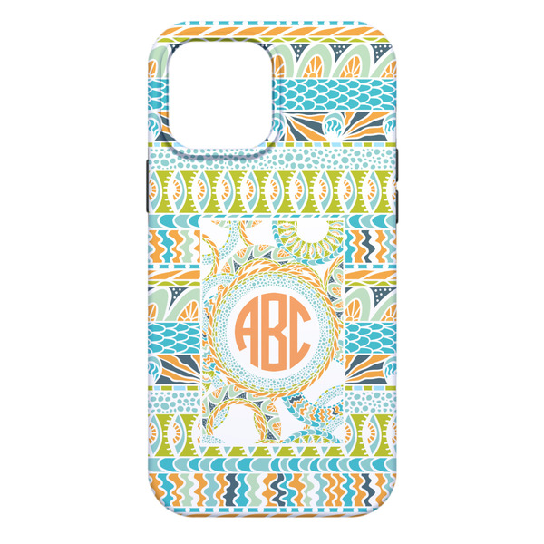 Teal Ribbons & Labels iPhone 13 Pro Max Tough Case - Back