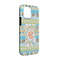 Teal Ribbons & Labels iPhone 13 Tough Case - Angle