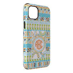 Teal Ribbons & Labels iPhone Case - Rubber Lined - iPhone 14 Pro Max (Personalized)