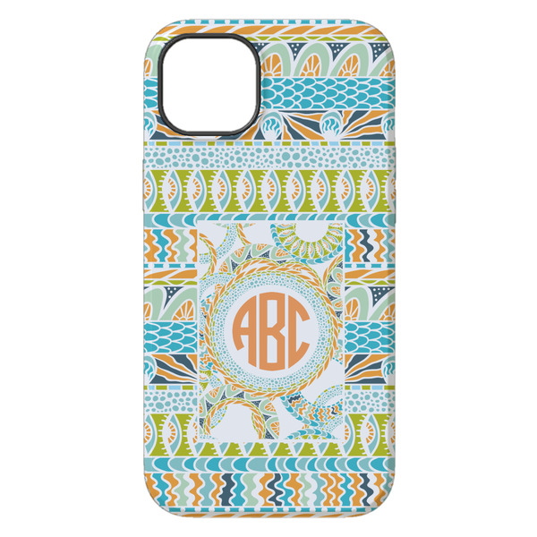 Teal Ribbons & Labels iPhone 14 Pro Max Tough Case - Back