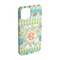 Teal Ribbons & Labels iPhone 15 Case - Angle