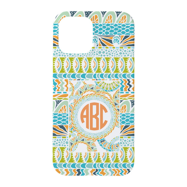 Teal Ribbons & Labels iPhone 15 Pro Case - Back