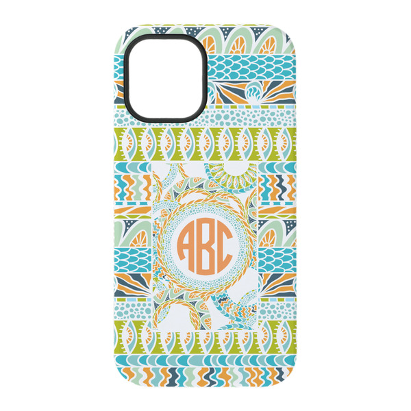 Teal Ribbons & Labels iPhone 15 Tough Case - Back