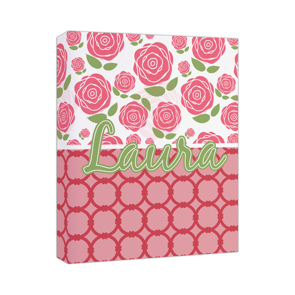 Custom Roses Canvas Print - 11x14 (Personalized)