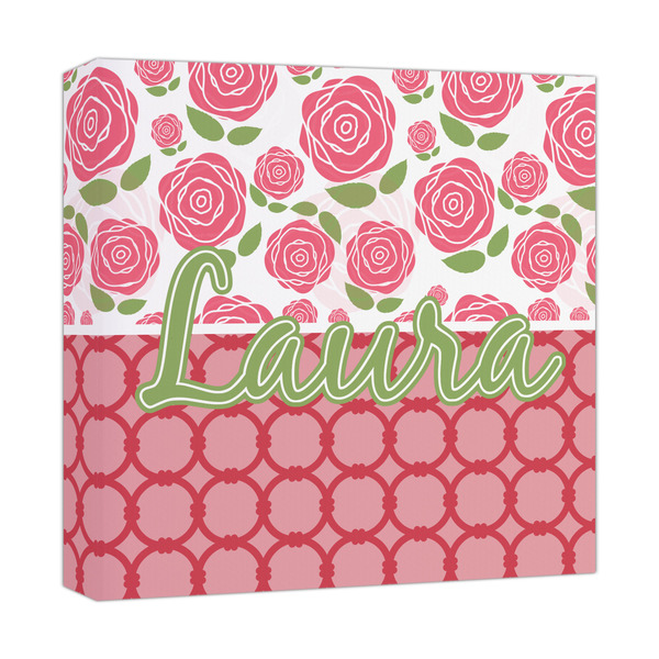Custom Roses Canvas Print - 12x12 (Personalized)