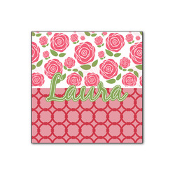 Roses Wood Print - 12x12 (Personalized)