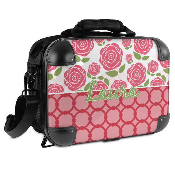 Custom Roses Hard Shell Briefcase (Personalized)
