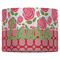 Roses 16" Drum Lampshade - FRONT (Fabric)