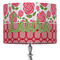 Roses 16" Drum Lampshade - ON STAND (Fabric)