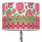 Roses 16" Drum Lampshade - ON STAND (Poly Film)