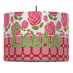 Roses Drum Pendant Lamp (Personalized)