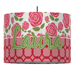 Roses Drum Pendant Lamp (Personalized)