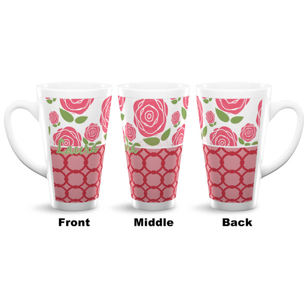 Roses 16 Oz Latte Mug - Approval