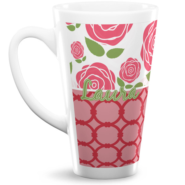 Custom Roses Latte Mug (Personalized)