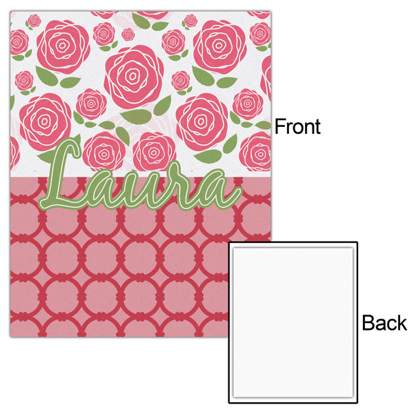 Roses 16x20 - Matte Poster - Front & Back