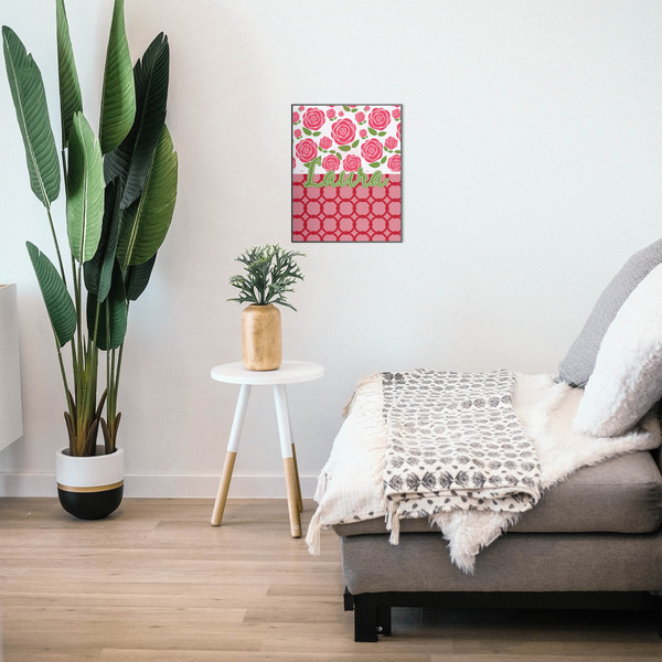 Roses 16x20 Wood Print - In Context