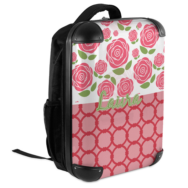 Roses 18" Hard Shell Backpacks - ANGLED VIEW