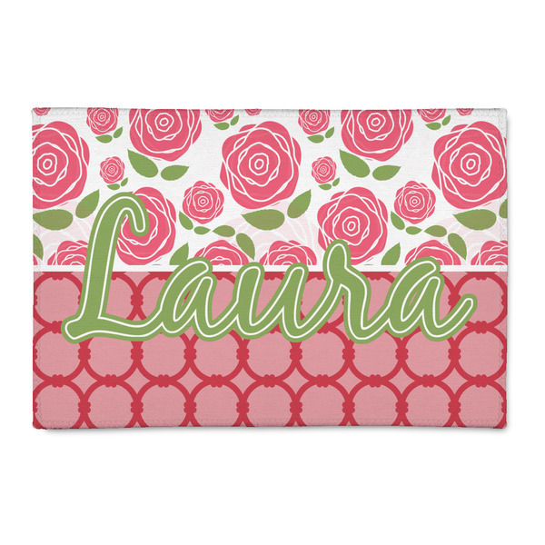 Custom Roses Patio Rug (Personalized)