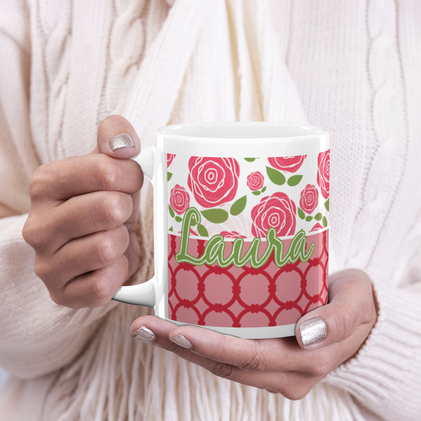Roses 20oz Coffee Mug - LIFESTYLE