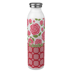 Roses 20oz Stainless Steel Water Bottle - Full Print (Personalized)