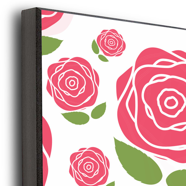 Roses 20x24 Wood Print - Closeup