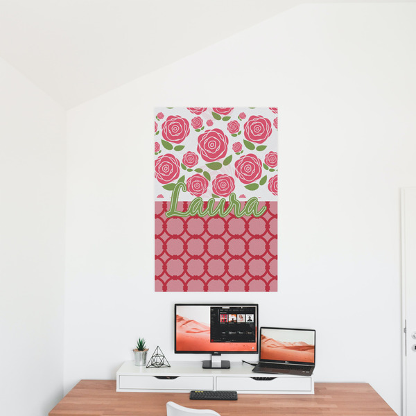 Roses 24x36 - Matte Poster - On the Wall