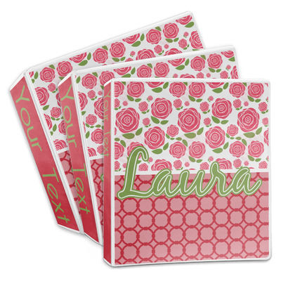 Roses 3-Ring Binder (Personalized)