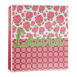 Roses 3-Ring Binder - 1 inch (Personalized)