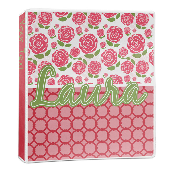 Custom Roses 3-Ring Binder - 1 inch (Personalized)