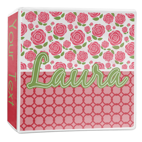 Custom Roses 3-Ring Binder - 2 inch (Personalized)