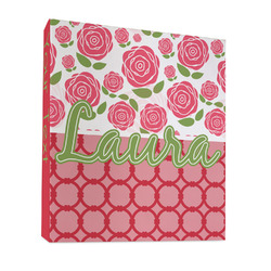 Roses 3 Ring Binder - Full Wrap - 1" (Personalized)