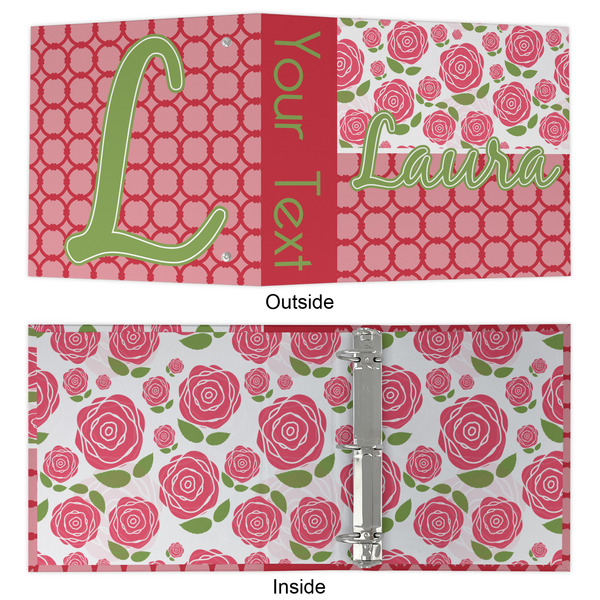 Roses 3 Ring Binders - Full Wrap - 2" - APPROVAL