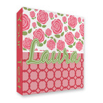 Roses 3 Ring Binder - Full Wrap - 2" (Personalized)