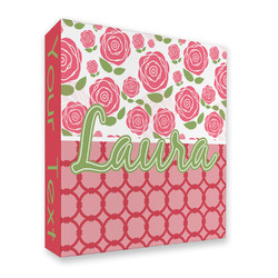 Roses 3 Ring Binder - Full Wrap (Personalized)