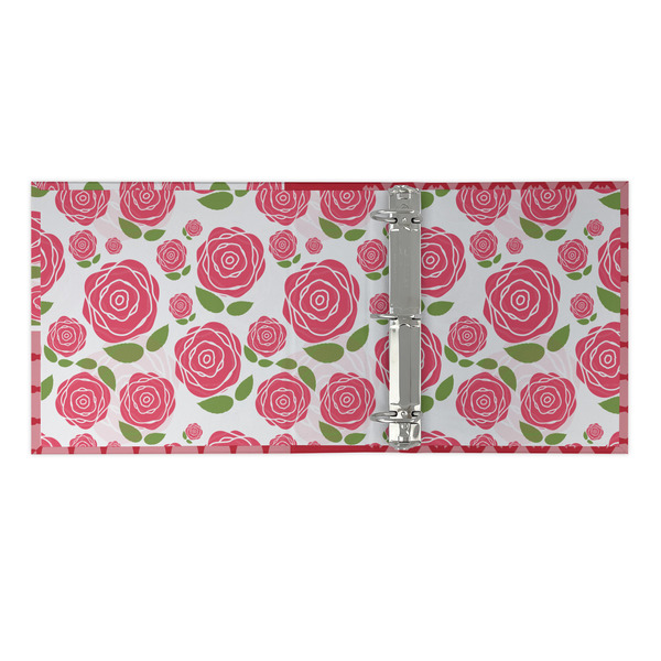 Roses 3 Ring Binders - Full Wrap - 2" - OPEN INSIDE