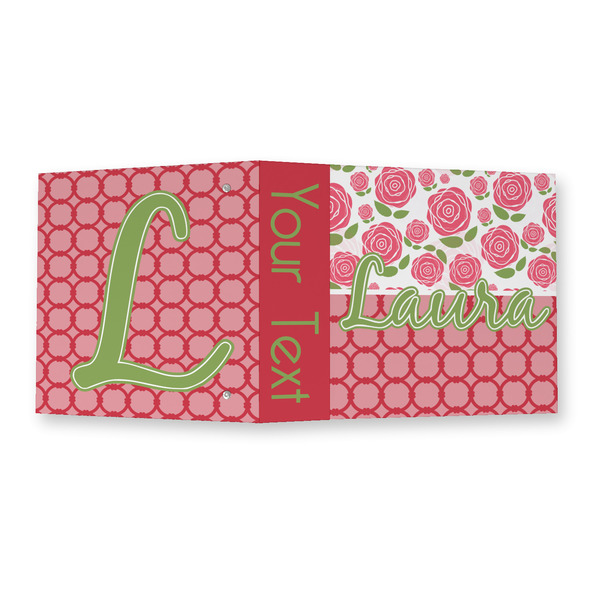 Roses 3 Ring Binders - Full Wrap - 2" - OPEN OUTSIDE