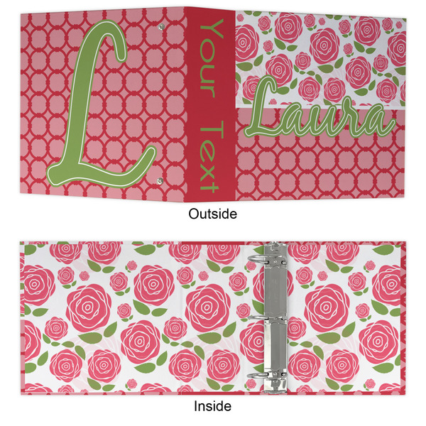 Roses 3 Ring Binders - Full Wrap - 3" - APPROVAL