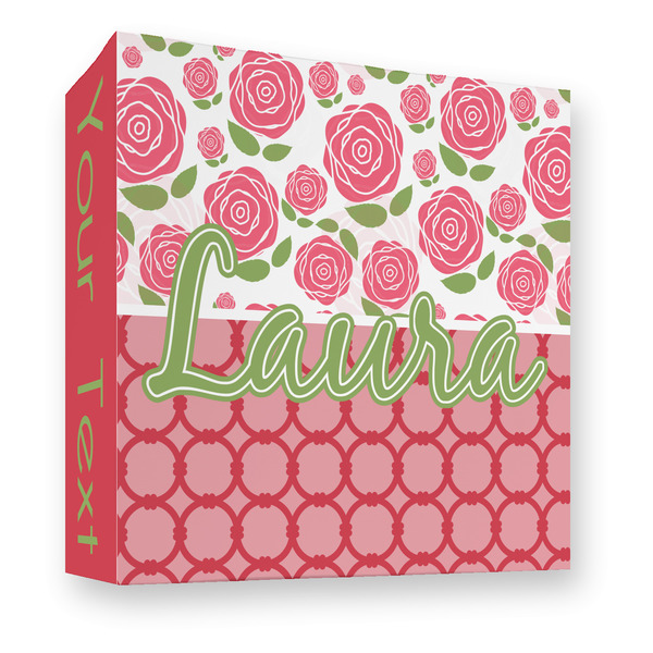 Roses 3 Ring Binders - Full Wrap - 3" - FRONT