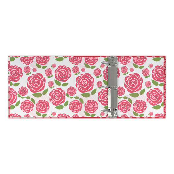 Roses 3 Ring Binders - Full Wrap - 3" - OPEN INSIDE