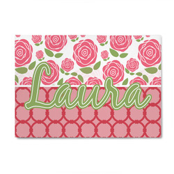 Roses 4' x 6' Patio Rug (Personalized)