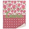 Roses Sherpa Throw Blanket (Personalized)