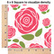 Roses 6x6 Swatch of Fabric