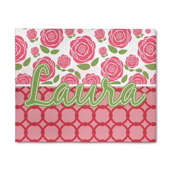 Custom Roses 8' x 10' Indoor Area Rug (Personalized)
