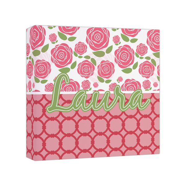 Custom Roses Canvas Print - 8x8 (Personalized)