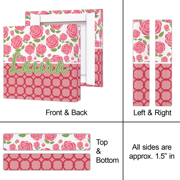 Roses 8x8 - Canvas Print - Approval