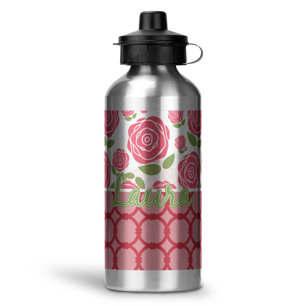 Custom Roses Water Bottles - 20 oz - Aluminum (Personalized)
