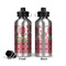 Roses Aluminum Water Bottle - Front and Back